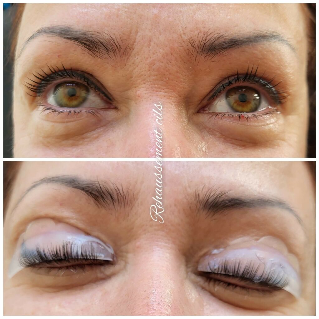 rehaussement de cils
